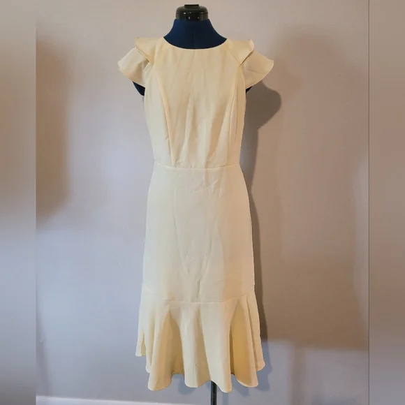 Banana Republic Factory | Dresses | Banana Republic Factory Nwot Butter Yellow  Spring Formal Dress | Poshmark
